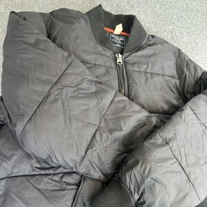 Abercrombie & Fitch Mens Packable Puffer Jacket Water Resistant Hoodless Black S